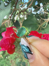 TGGC Emerald Ring 9ct Gold Size N 1/2