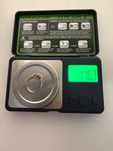 Vintage 1986 9ct Gold Emerald Diamond Ring Size H