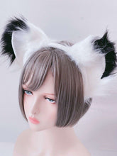 Women Fluffy long Fur Cat Kitty Fox Costume Animal Ear Party Hair head band