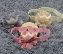 Girls Kids Baby Elastic Princess Birthday Party Lace Crown Tiara Hair Head Band - Elegant Tiara for Weddings & Events