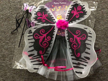Girl Kid Children Fairy Party Butterfly Wing Insect Headband Costume Skirt set