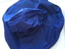Women Lady Travel Outdoor Light UV Protect Foldable wide Big brim Sun Hats Cap Navy Blue