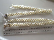 new Women Lady Pearl Beads White Dress Elegant Stretch Elastic Buckle Belt Band