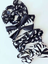 Men Musician Musical Notes Leopard Mustache Party Costume bowtie bow Necktie