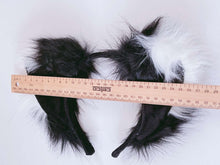 Women Fluffy long Fur Cat Kitty Fox Costume Animal Ear Party Hair head band
