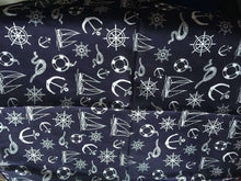 Women Lady Girl Navy Sailor Anchor Party Cotton Bandana Hair Headband Wrap Scarf