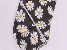 Women Retro BOHO Cotton mix Daisy Bandana Hair Head Headband Wrap Square Scarf