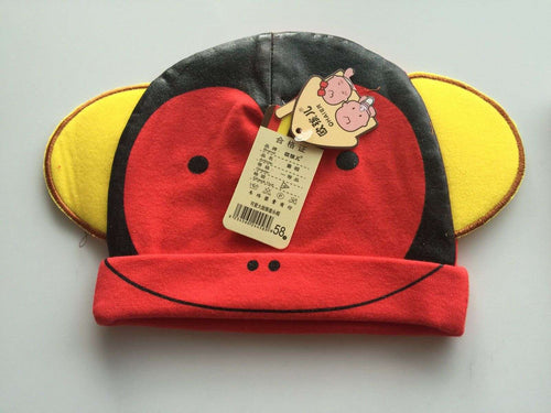 NEW Baby Boy Girl Kids Child Party Monkey Face Ear Beanie Hat Cap 3m-1year Prop Red Face Monkey Hat