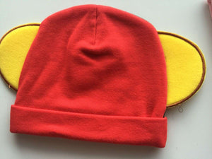 NEW Baby Boy Girl Kids Child Party Monkey Face Ear Beanie Hat Cap 3m-1year Prop