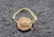 Girls Kids Baby Elastic Princess Birthday Party Lace Crown Tiara Hair Head Band - Elegant Tiara for Weddings & Events Beige