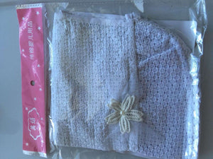 NEW Baby Girls Kids Children Bonnet Lace Cotton Beanie Princess Cap Sun hat G204 White
