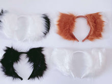 Women Fluffy long Fur Cat Kitty Fox Costume Animal Ear Party Hair head band