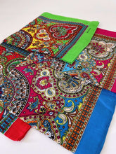 Women Colorful Retro Paisley Bandana Hair Head Headband Wrap Square Scarf Mask