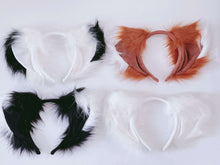 Women Fluffy long Fur Cat Kitty Fox Costume Animal Ear Party Hair head band
