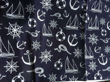 Women Lady Girl Navy Sailor Anchor Party Cotton Bandana Hair Headband Wrap Scarf