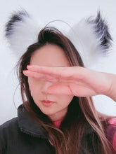 Women Fluffy long Fur Cat Kitty Fox Costume Animal Ear Party Hair head band