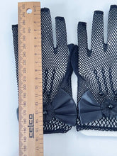 Flower Girls Ball Dance Party Fancy Wedding Net Bow Short Black Red White Gloves