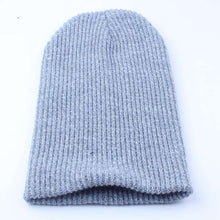 Men Women Unisex Warm Winter Ski Beanies Skull Wrap Rasta Stripe Knit Hats Cap Light Grey