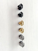 New Lady Diamond Shape Chic 316L Surgical Stainless Steel Titanium Earrings Stud