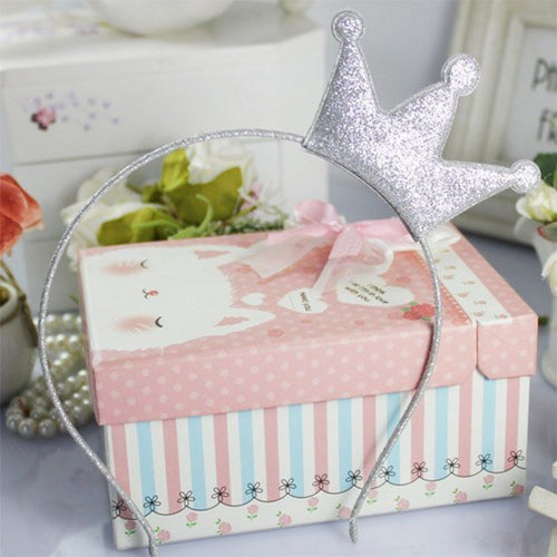 1PC Girls Kids Children Baby Cute Princess Party Crown Tiara Hair Head Band Silver Color