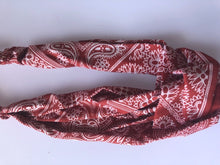 Women Girl Retro Twist cross Hip hop dance Paisley Bandana Hair Headband Scarf