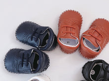 Baby Boy Kid White Navy Black Wedding Formal Party Synthetic leather Soft Shoes