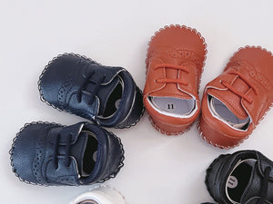 Baby Boy Kid White Navy Black Wedding Formal Party Synthetic leather Soft Shoes