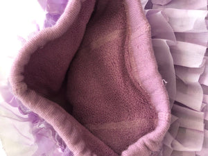 Girl Kids Winter Warm Fleece Plush Lace Tutu Skort Skirt Tights Stockings 2-6 yr