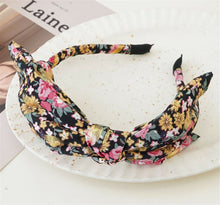 Women Girls Retro Chiffon Flower Big Bow Bowknot Hair Band Headband Wrap Hoop