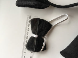 Lady Girl Boy Kids Cat Kitty Costume Ear Tail bowtie Party Hair head band 3 set