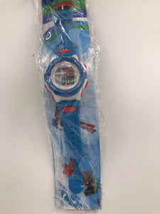 Boy Kid Child Girl Led Digital School Sports Waterproof alarm Wrist Watch Gift Royal Blue