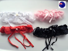 1 Piece Women Lady Bride Satin Hen's night Wedding Lace Garter suspender belt