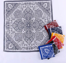 Women Retro Cotton Paisley Bandana Hair Head Headband Wrap Big Square Scarf Mask