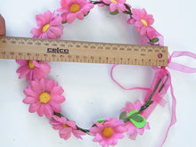 Women Flower Girl Daisy Party Wedding Beach Simple Crown hair headband Garland