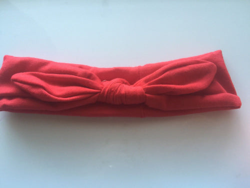 Girls Kids Children Baby Elastic Princess Party Bow Soft Cotton Hair Head Band #1 Red