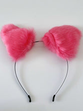 Women Children Fluffy Fur Cat Kitty fox animal Costume Ear Party Hair head band