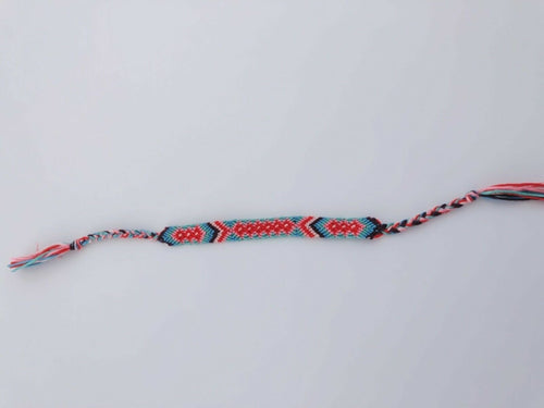 Hippie Retro Boho Nepalese Cotton Tribal Braid Crochet Bracelet Wristband band #31
