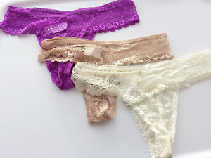 NEW Women Sexy G-string T Shape Panties Underwear Lace v string thong undies