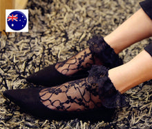 NEW Women Lady Girls Ankle Fancy Retro Lace Ruffle frilly School Short Socks