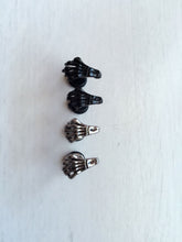 Man Lady Skeleton hand 316L Surgical Stainless Steel Titanium Earrings Stud