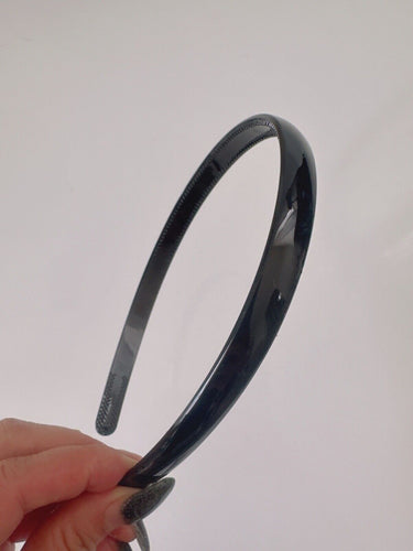 Women Girl School Jelly Clear Color Acrylic Plastic Hair head band headband Hoop Black