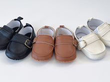 Baby Boy White Brown Black Wedding Formal Party Synthetic leather Soft Shoes