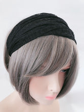Women Bohemian BOHO Net Lace Wide Hair Bandana Wrap Head band headband Scarf