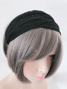 Women Bohemian BOHO Net Lace Wide Hair Bandana Wrap Head band headband Scarf