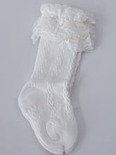 Girl Kids Baby knees Calf High Long Lace Dress Socks Tights 0-7 Years