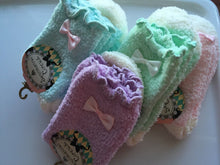 Women Girl Fancy Retro Fluffy frilly princess thermal Fleece warm Short Socks