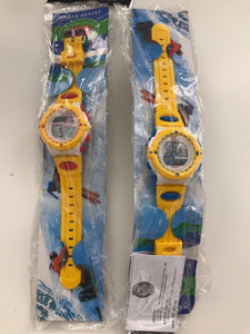 Boy Kid Child Girl Led Digital School Sports Waterproof alarm Wrist Watch Gift Yellow