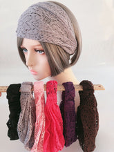 Women Bohemian BOHO Net Lace Wide Hair Bandana Wrap Head band headband Scarf