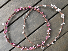Women Flower Girl beach Boho Seeds Berry Hair head Headband Tiara Garland