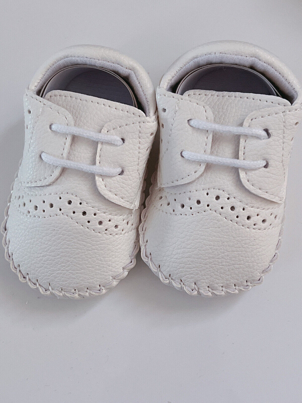 Baby Boy Kid White Navy Black Wedding Formal Party Synthetic leather Soft Shoes White